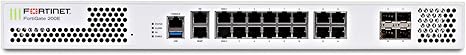 FORTINET FortiGate 200E Network Security/Firewall Appliance - 16 Port - 1000Base-T, 1000Base-X - Gigabit Ethernet - AES (128-bit), AES (256-bit), SHA-256-16 x RJ-45-4 Total Expansion Slots - 1U -