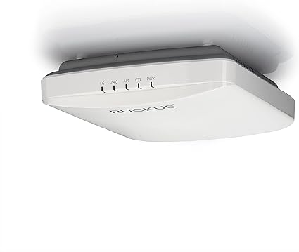 Ruckus Unleashed R550 Wi-Fi 6 2x2:2 Indoor Access Point with 1.8 Gbps HE80/40 Speeds and Embedded IoT | US Model | Power Source Included, AMZ-R550-US1U