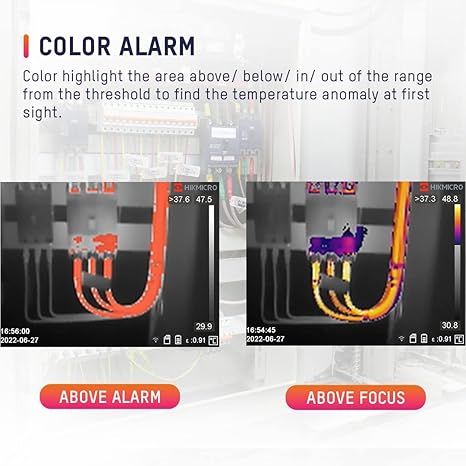 HIKMICRO M10 Professional Thermal Imaging Camera 160 x120 IR Resolution with 8Mp Visual Camera, Manual Focus, Wi-Fi Thermal Imagers with 25 Hz Refresh Rate Test…