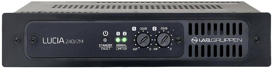 Lab.gruppen Lucia 240/2M | 4x4 Mix Matrix 2x120 Watt DSP Power Amplifier