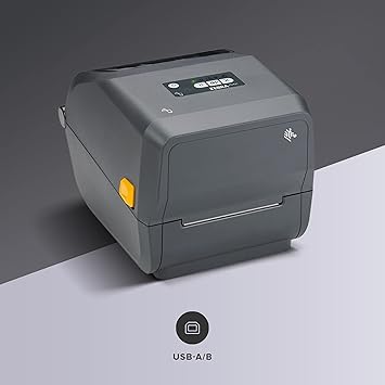 Zebra ZD421 Thermal Transfer Desktop Printer 203 dpi Print Width 4-inch USB ZD4A042-301M00EZ