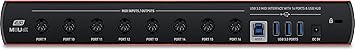 ESI M8U eX: 16-Port USB 3.0 MIDI Interface - Class-Compliant, Plug-and-Play Connectivity for PC/Mac, with Standalone Functionality & Integrated USB Hub, Includes Free Cubasis LE for iOS