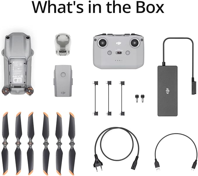 DJI Air 2S, Drone Quadcopter UAV with 3-Axis Gimbal Camera, Travel Essentials, 5.4K Video, 1-Inch CMOS Sensor, 4 Directions of Obstacle Sensing, 31 Mins Flight Time, 12km (7 mi) 1080p Video Transmission, Gray