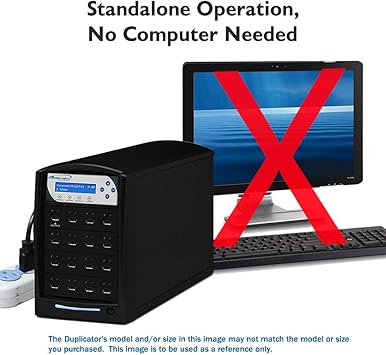Vinpower Digital Inc. 7-Target Standalone USB Flash Pen Drive Copy Duplicator USBSHARK-7T-BK, Black