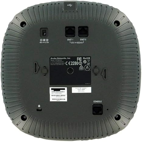 Aruba IAP-335-US Instant Access Point JW825A (802.11ac Wave 2, 2.4GHz/5GHz Dual-Band, Bluetooth Low Energy, POE)