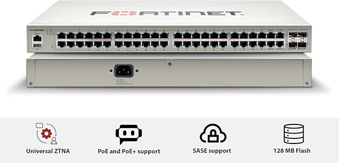 Fortinet FortiSwitch - 148F L2+ Management Switch (FS-148F)