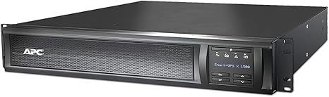 APC Network UPS, 1500VA Smart-UPS Sine Wave UPS with Extended Run Option, SMX1500RM2UC, 2U Rackmount/Tower Convertible, Line-Interactive, 120V