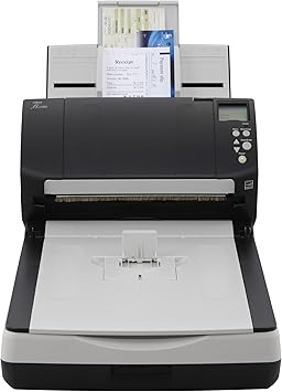 Fujitsu fi-7280 80ppm duplex colour scanner with 80pg feeder, letter size flatbed, USB