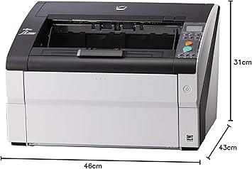 Fujitsu fi-7800 110PPM 12x18 Duplex Document Scanner, 500 pg Feeder, USB