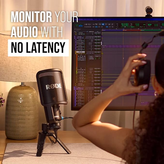 Rode NT-USB+ USB Condenser Microphone, Black