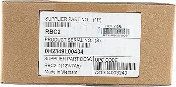 APC UPS Battery Replacement, RBC2, for APC Back-UPS Models BE500R, BK300C, BK350, BK500, BK500BLK, BK500M, BK500MC, BK500MUS, and SC420, SU420NET
