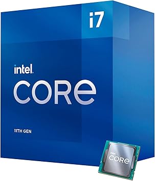 Intel® Core™ i7-11700 Desktop Processor 8 Cores up to 4.9 GHz LGA1200 (Intel® 500 Series & Select 400 Series Chipset) 65W