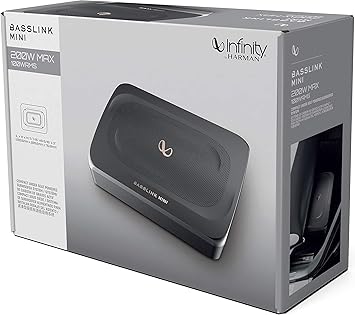 Infinity Basslink Mini - Powered 6x8 underseat subwoofer - Titanium