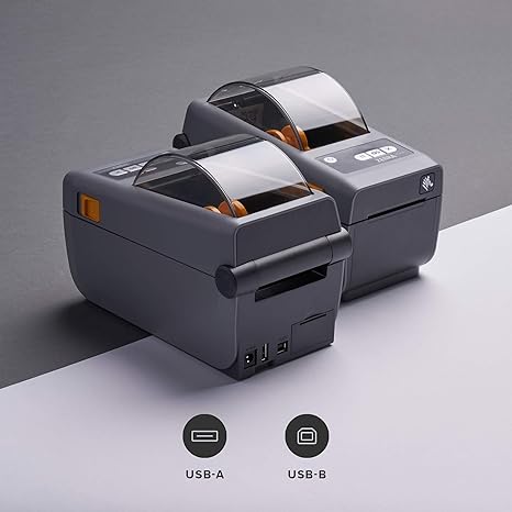 ZEBRA ZD410 Direct Thermal Desktop Monochrome Printer Print Width of 2 in USB Connectivity ZD41022-D01000EZ