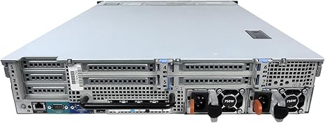 DELL PowerEdge R720 2U RackMount 64-bit Server 2×Six-Core E5-2630v2 Xeon 2.6GHz CPUs + 128GB PC3-12800 ECC RAM + 16×500GB SATA 2.5" SFF HDD, PERC RAID, 4×1GbE NIC, 2×Pwr Spply, iDRAC7, NO OS (Renewed)