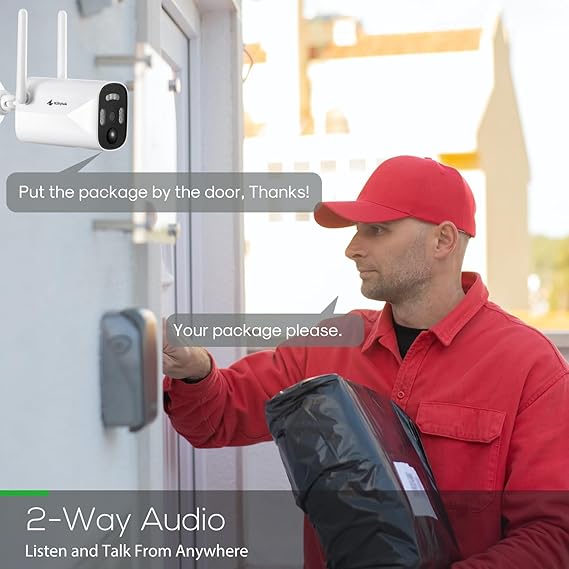 Kittyhok Solar Security Camera System
