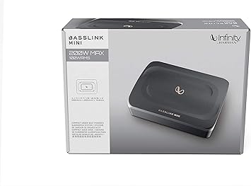 Infinity Basslink Mini - Powered 6x8 underseat subwoofer - Titanium