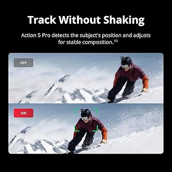 DJI Osmo Action 5 Pro Standard Combo, Waterproof Action Camera with 1/1.3" Sensor, 4K/120fps Video, Subject Tracking, Stabilization, Dual OLED Touchscreens, Action Camera 4K Ideal for Sports, Vlog