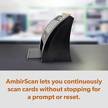 Ambir nScan 690gt High-Speed Vertical Card Scanner for Windows PC