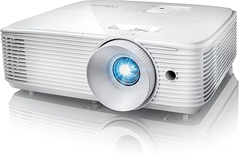 Optoma W335 WXGA DLP Professional Projector | Bright 3800 Lumens | Business Presentations, Classrooms, or Home | 15,000 hour lamp life | Speaker Built In | Portable Size