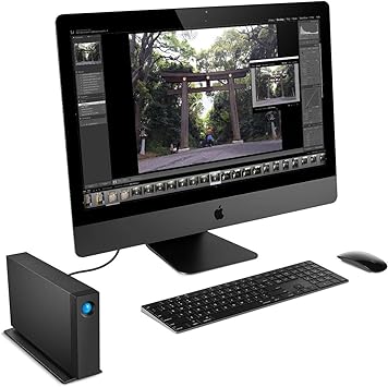 LaCie d2 Professional 14TB External Hard Drive Desktop HDD – USB-C USB 3.1 Gen 2, 7200 RPM Enterprise Class Drives, for Mac and PC Desktop, 1mo Adobe CC All Apps plan, Rescue Services (STHA14000800)