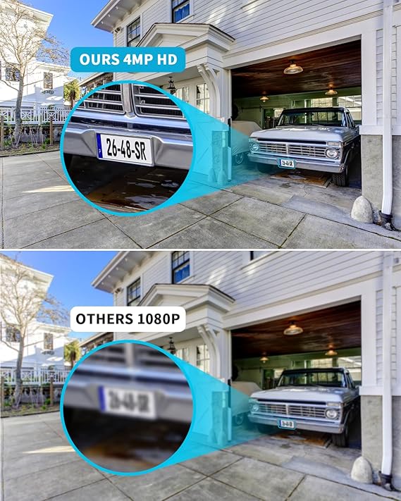HIK 4MP License Plate Recognition IP Camera, Indoor Outdoor PoE ANPR LPR Bullet IP Camera with IR 328ft Night Vision, IP67 Waterproof, Compatible with Hik Connect/HIK NVR 2CD7A46G0/P-IZHS 8mm-32mm