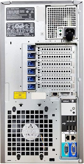 Dell PowerEdge T320 Tower Server with Intel Xeon E5-2470 CPU, 64GB RAM, 2TB SSDs, 4TB HDDs, RAID, Windows Server 2016 (Renewed)