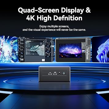 NUC for Intel NUC12 Pro Wall Street Canyon NUC12WSHi7 Mini PC, Core i7-1260P 12-Cores, 16 Threads, 18MB Cache, Upto 4.7GHz Turbo, 16GB RAM, 512GB SSD, Win 11 Pro