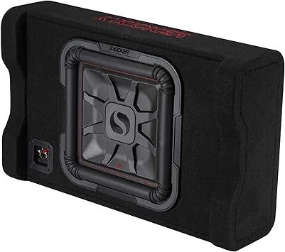 Kicker 49L7TDF122 Down-Firing 12" L7T 2-Ohm Subwoofer Enclosure, 600 Watts RMS