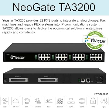 Yeastar TA3200 NeoGate 32FXS Port Gateway