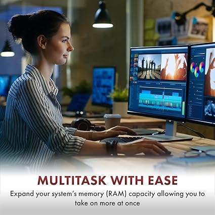 A-Tech 64GB (4x16GB) DDR4 2133 MHz UDIMM PC4-17000 (PC4-2133P) CL15 DIMM 2Rx8 Non-ECC Desktop RAM Memory Modules