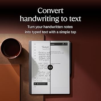 reMarkable Starter Bundle – reMarkable 2 is The Original Paper Tablet | Includes Black and White 10.3” Writing Tablet, Marker Plus Pen with Built-in Eraser