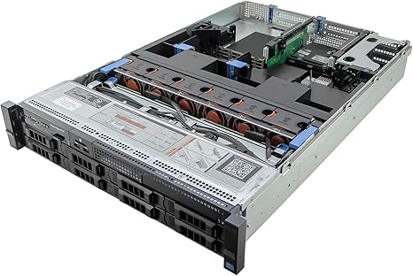 DELL PowerEdge R720 2U RackMount 64-bit Server 2×Six-Core E5-2630v2 Xeon 2.6GHz CPUs + 128GB PC3-12800 ECC RAM + 16×500GB SATA 2.5" SFF HDD, PERC RAID, 4×1GbE NIC, 2×Pwr Spply, iDRAC7, NO OS (Renewed)