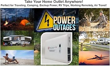 Zopec Explore 5500 CPAP Battery (2-3 Nights). Uninterruptible Power Supply (UPS). Works with All Machines! No Adapters Needed! Smallest and Lightest of Its Kind. FAA/TSA Compliant.