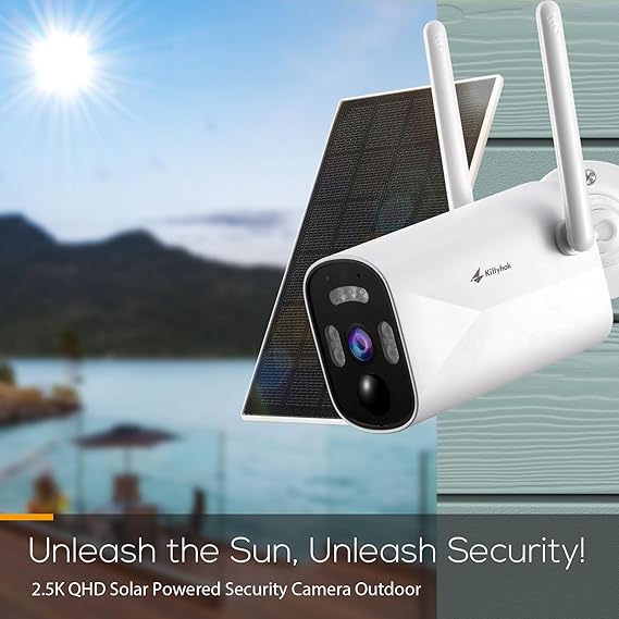 Kittyhok Solar Security Camera System