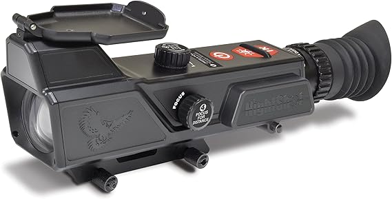 Night Owl Optics NightShot Rifle Scope, Digital Night Vision Riflescope with IR Illuminator, High Resolution, Weatherproof, Night Vision Rifle Scopes for Hunting