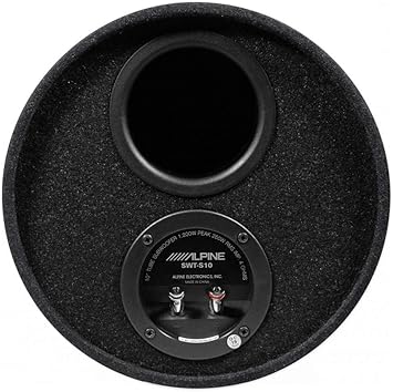 Alpine SWT-S10 1200W Max (250W RMS) Single 10" Sealed Subwoofer.