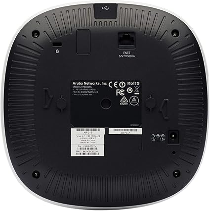 aruba a Hewlett Packard Enterprise company Instant IAP-315-US Access Point JW813A (2x2 MIMO, 802.11AC, Wave 2, 2.4GHz and 5GHz, POE)