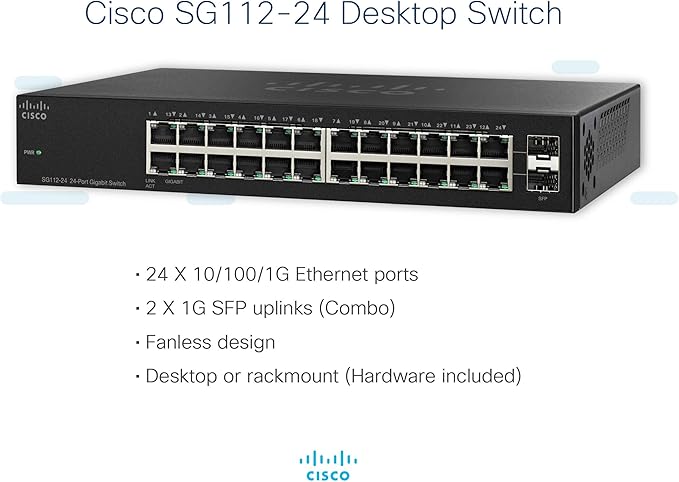 Cisco Sg112-24 Compact 24-port Gbit Switch