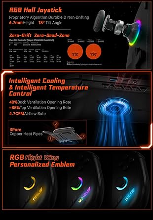 NE XPLAYER OneXfly Handheld Gaming PC with 7" 1080p 120hz Display, AMD Ryzen 8840U with 32GB RAM 2TB SSD, White