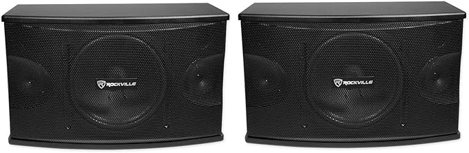 Rockville Pair KPS10 10" 1200w Speakers w/Wall Mounts for Restaurant/Bar/Cafe