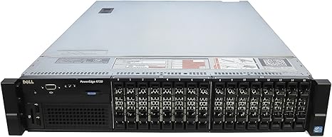 Dell PowerEdge R720 Server 2X E5-2690 2.90Ghz 16-Core 192GB 2X 512GB SSD Rails (Renewed)