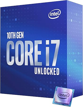 Intel Core i7-10700K Desktop Processor 8 Cores up to 5.1 GHz Unlocked LGA1200 (Intel 400 Series Chipset) 125W (BX8070110700K)
