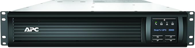 APC 3000VA Smart-UPS with SmartConnect, Pure Sinewave UPS Battery Backup, Line Interactive, 120V Uninterruptible Power Supply, Rackmount UPS (SMT3000RM2UC)