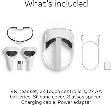 Meta Quest 2 — All-in-One Wireless VR Headset — 256GB Visit the Meta Store