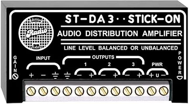 ST-DA3 - 1 x 3 Portable Distribution Amplifier