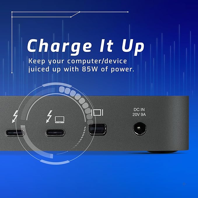 OWC 14-Port Thunderbolt 3 Dock with Cable, Compatible with Windows PC and Mac, Space Gray