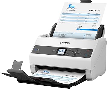 Epson DS-970 Colour Duplex Workgroup Document Scanner: 85 ppm, Twain and ISIS Drivers, 3-Year Limited Warranty with Next-Business-Day Whole Unit Exchange