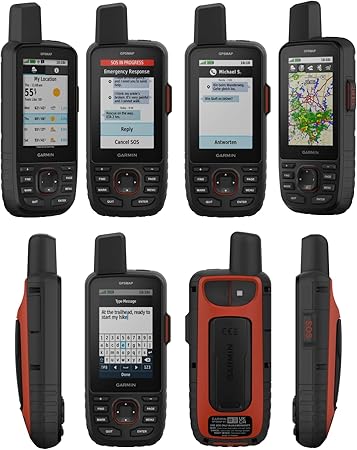 Wearable4U - Garmin GPSMAP 67i Rugged GPS Hiking Premium Handheld, 3in Display with Power Pack Bundle