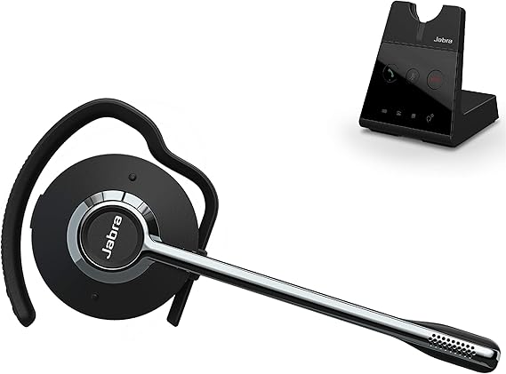 Jabra Engage 65 Wireless Headset, Convertible – Telephone Headset with Industry-Leading Wireless Performance, Advanced Noise-Cancelling Microphone, All Day Battery Life